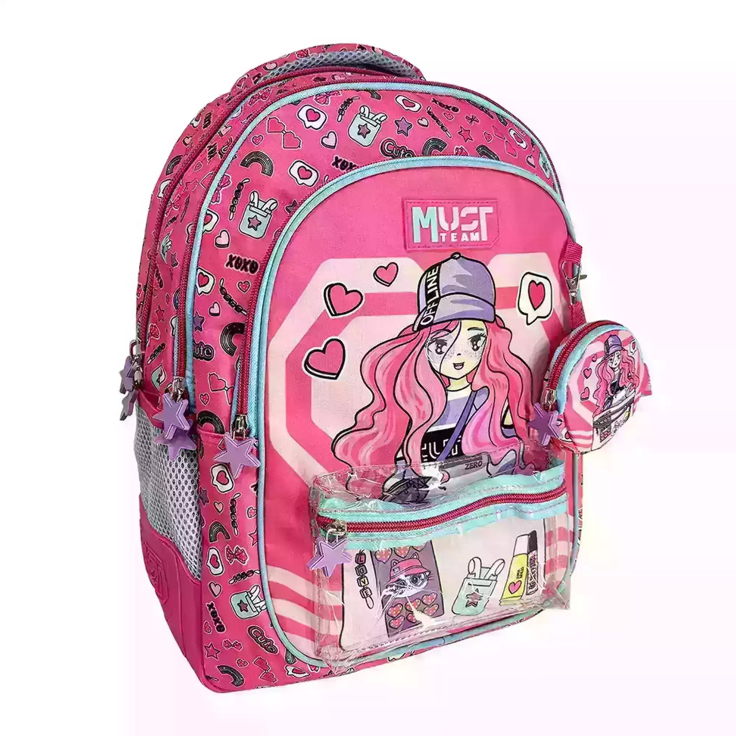 Sac à dos scolaire Must Team avec 3 compartiments