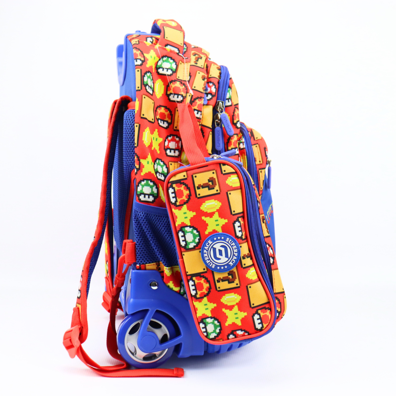 🎒✨ CARTABLE TROLLEY SUPER PACK – NOUVELLE COLLECTION (3 PIÈCES)