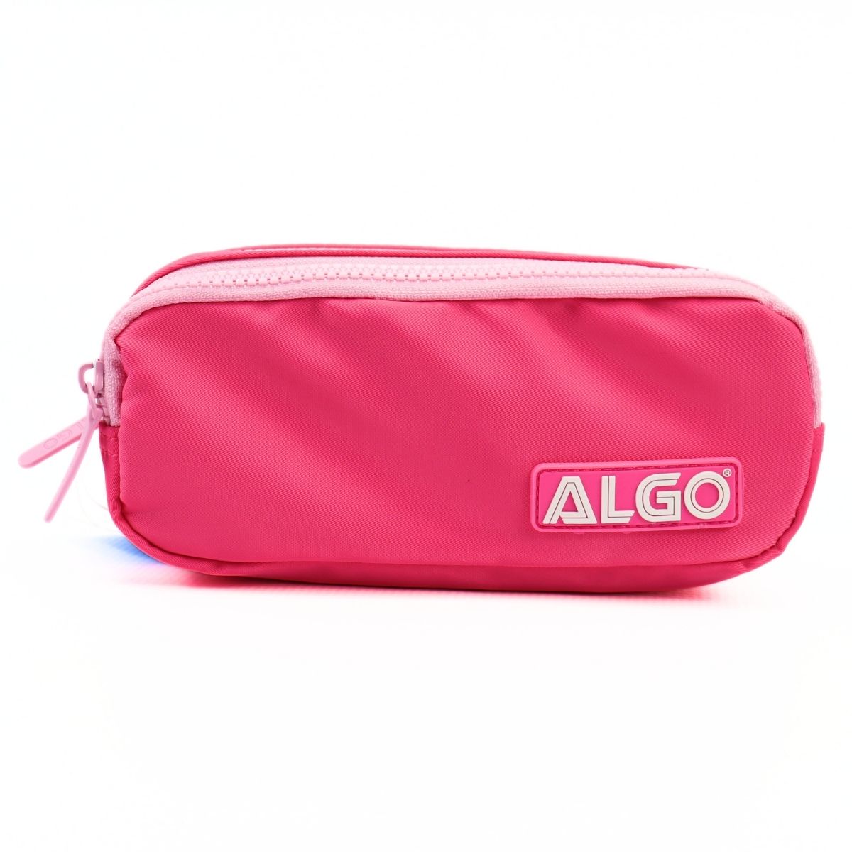 Trousse scolaire 2 poches FUCHIA