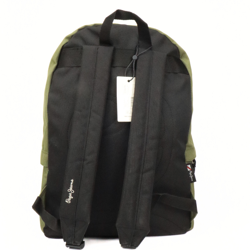 Sac à Dos PEPE JEANS LONDON de Couleur Unie VERT + TROUSSE