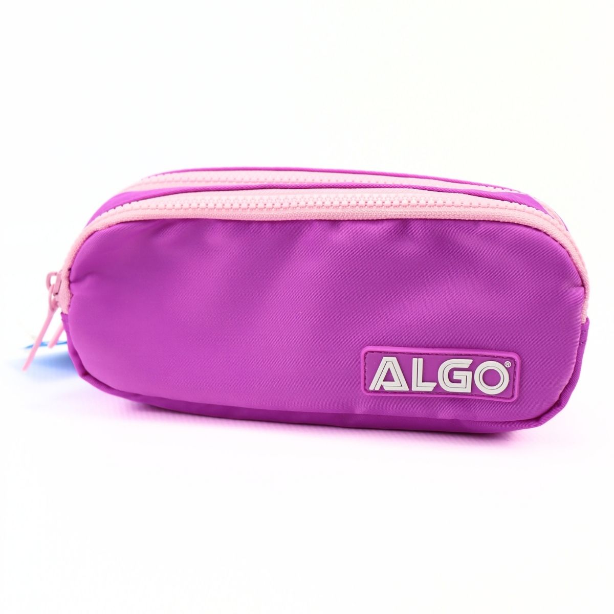 Trousse scolaire 2 poches MAUVE