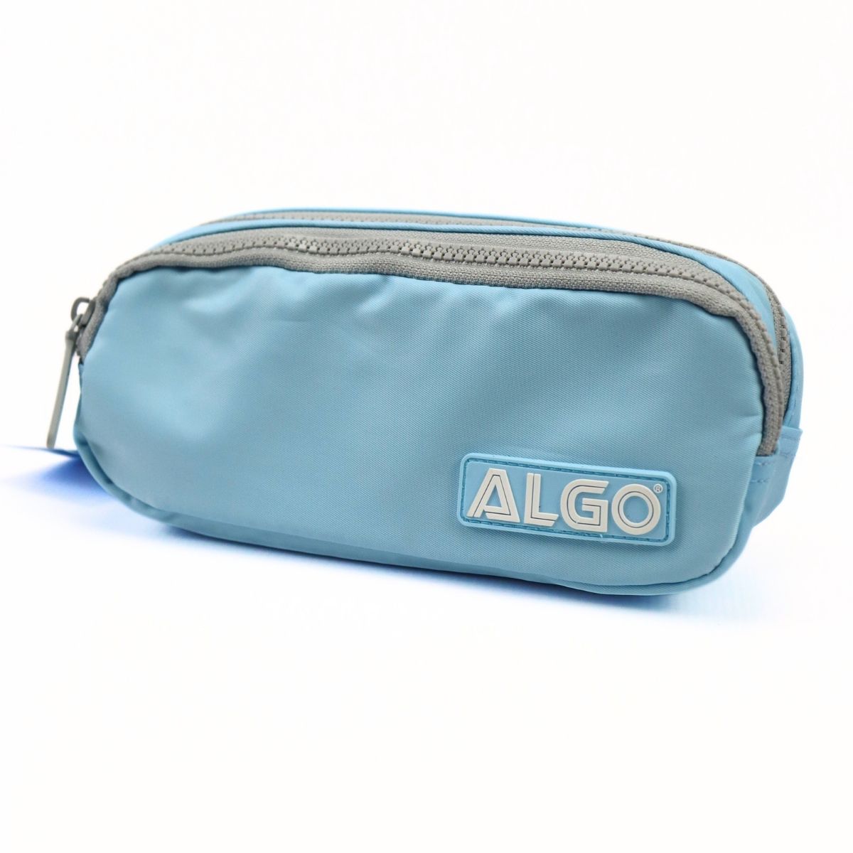 Trousse scolaire 2 poches BLEU CIEL