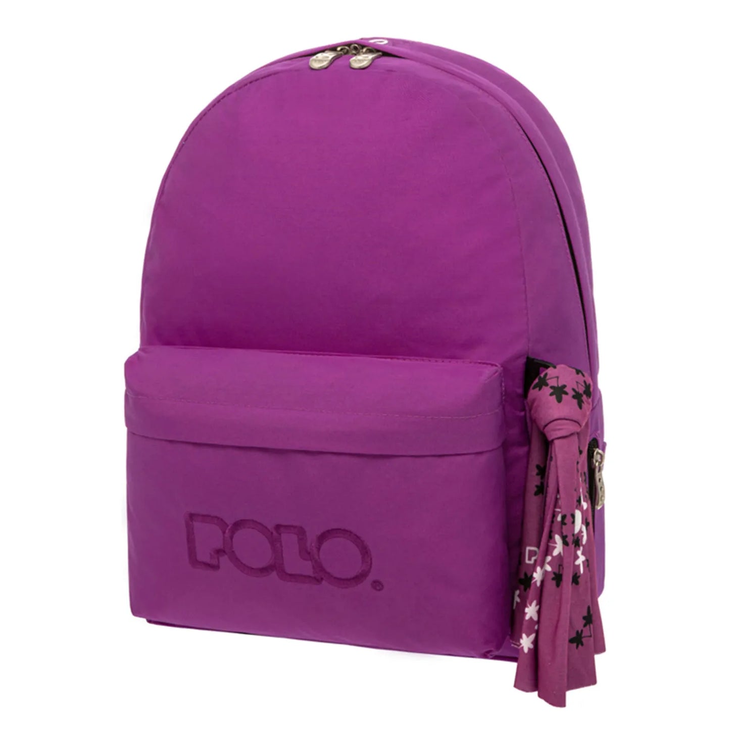 SAC A DOS POLO COULEUR UNI MAUVE
