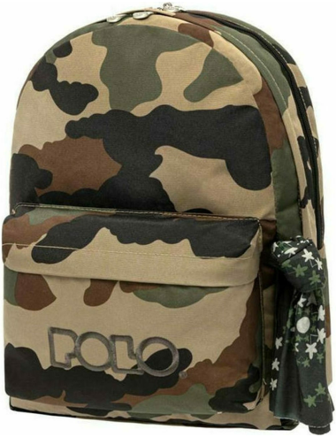 SAC A DOS POLO COULEUR UNI MILITAIRE