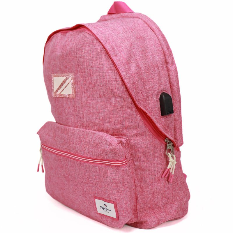 Sac à Dos PEPE JEANS LONDON Nouveau design Rose fille