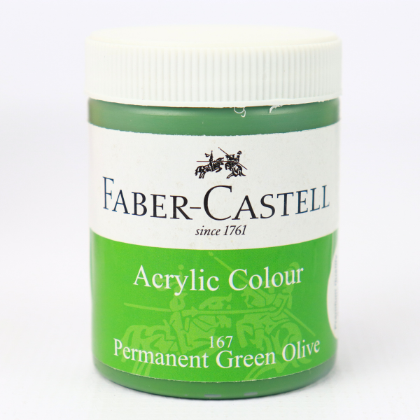 Faber Castell Acrylic - Permanent green olive - 167