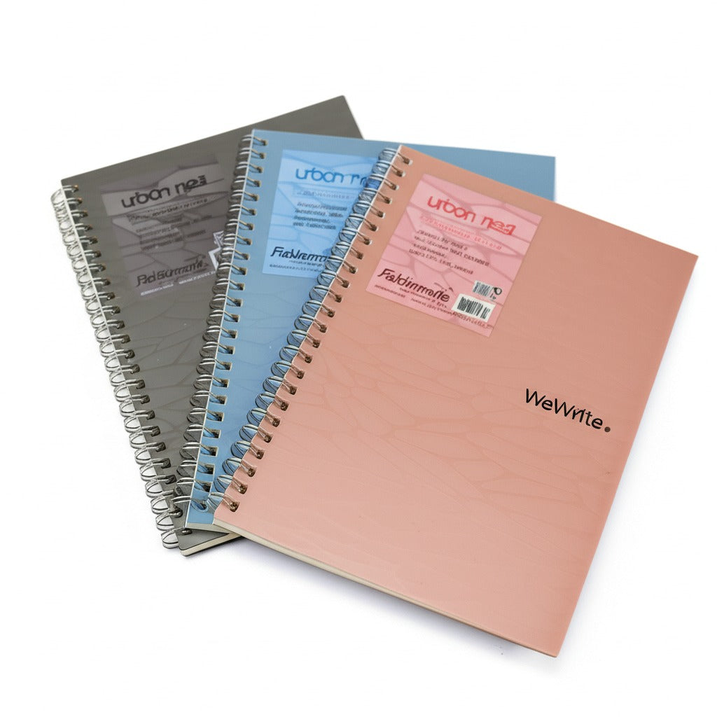 Bloc-notes Foldermate – Format A5 – Pages perforées – Double spirale
