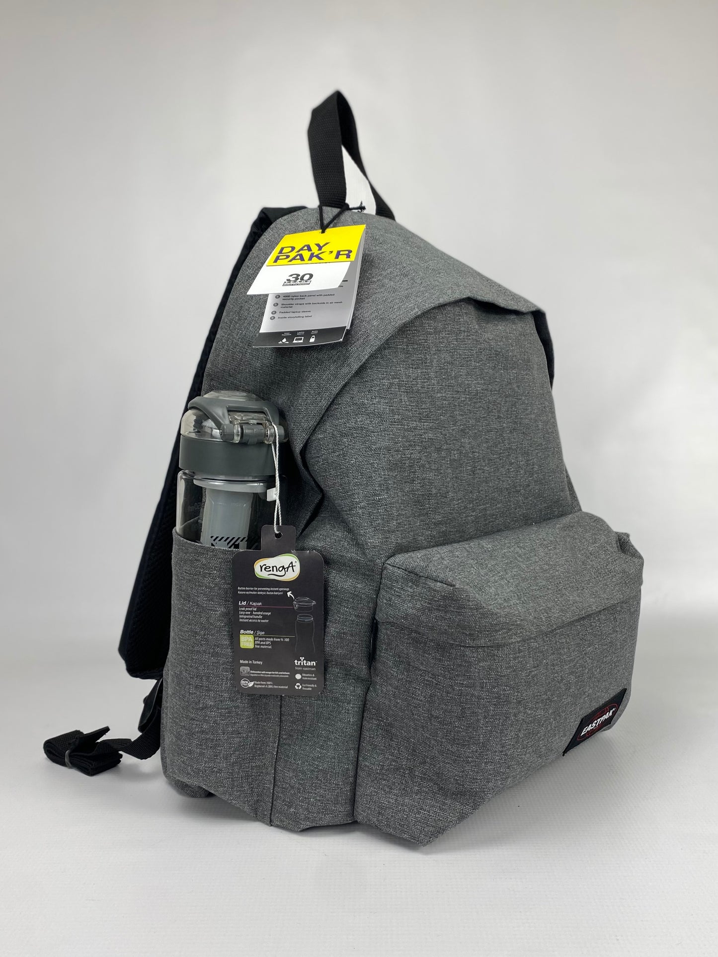 Sac à dos Eastpak GRIS+ Gourde gratuite - COULEUR UNIE
