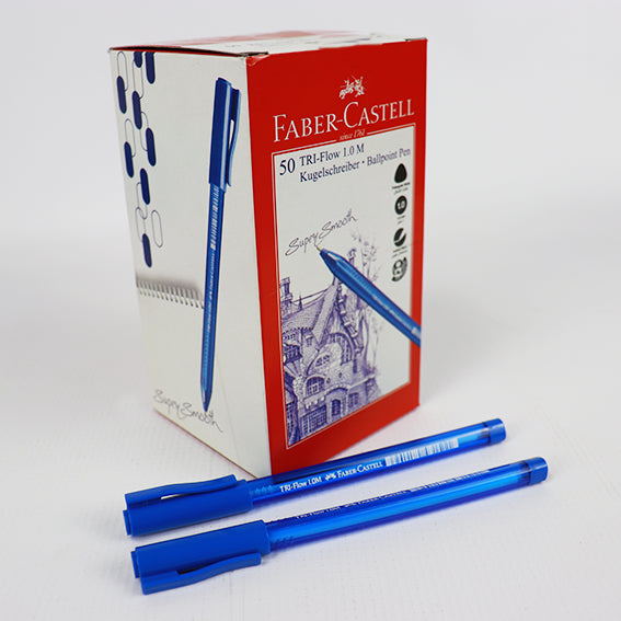 Stylo à bille TRI-Flow – Noir – 1 mm – Boîte de 50