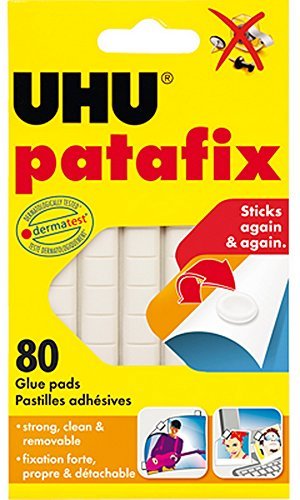 UHU Patafix White – Pâte adhésive réutilisable (blanche)
