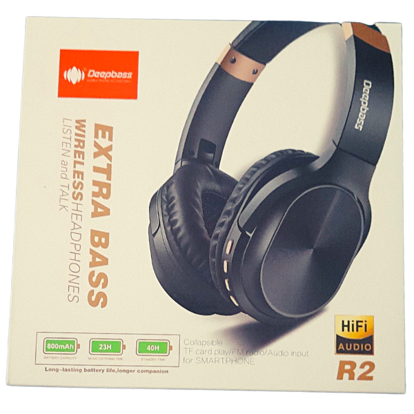 Casque de Jeu sans fil Deepbass R2 Extra Bass