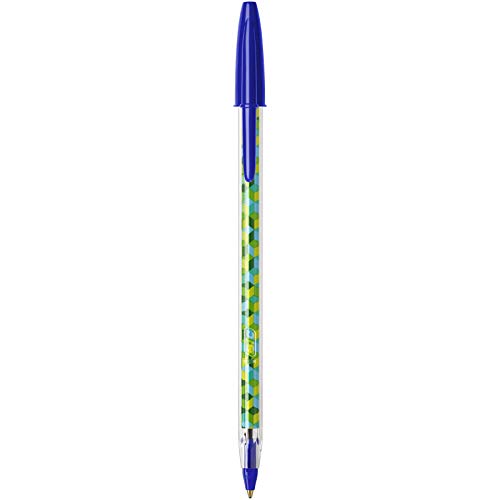 Stylos BIC Cristal Original -Bille (Pointe Moyenne (1 mm) - VERT - Boîte - de 50