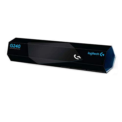 Logitech G240 Tapis de Souris Gamer en Tissu, Pour Souris Gaming Filaire ou sans Fil, 340 x 280mm, Epaisseur 1mm, Friction de Surface Modérée, Texture Homogène, Base en Caoutchouc Stable - Noire