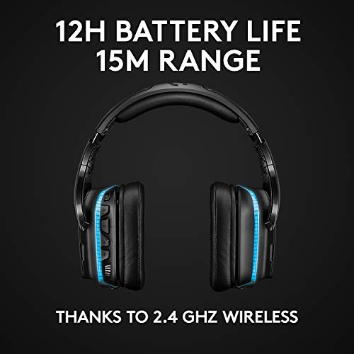 Logitech G935 Wireless DTS:X 7.1 Surround Sound LIGHTSYNC RGB PC Gaming Headset