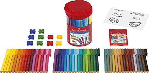Faber-Castell 155208 – Stylo feutre CONNECTEUR Feutre de coloriage 12 er