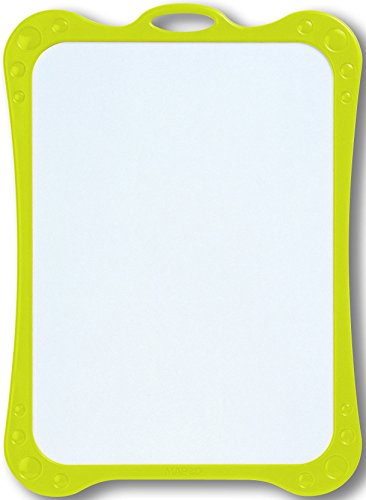 Ardoise Blanche Effaçable Kit + 1 Porte-Accessoires + 1 Brosse + 1 Feutre Ardoise - Ardoise Double Faces - Cadre Ardoise de Coloris Aléatoire Bleu, Vert