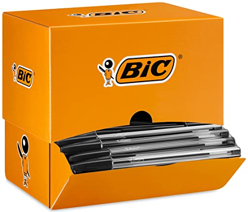 Stylos BIC Cristal Original -Bille (Pointe Moyenne (1 mm) - VERT - Boîte - de 50