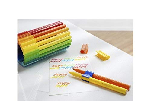 Faber-Castell 155208 – Stylo feutre CONNECTEUR Feutre de coloriage 12 er