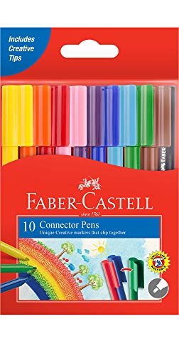 Faber-Castell 155208 – Stylo feutre CONNECTEUR Feutre de coloriage 12 er