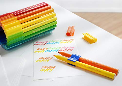 Faber-Castell 155208 – Stylo feutre CONNECTEUR Feutre de coloriage 12 er