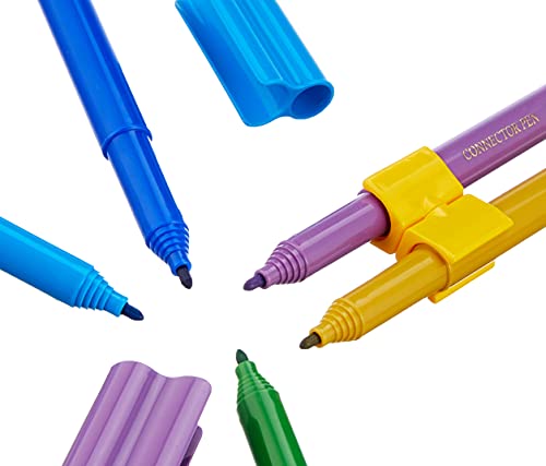 Faber-Castell 155208 – Stylo feutre CONNECTEUR Feutre de coloriage 12 er
