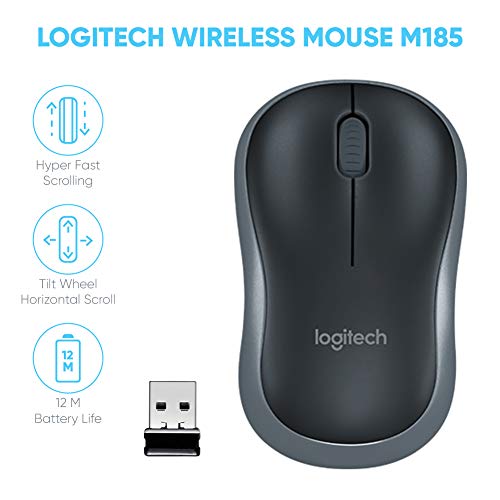 Logitech M185 Souris d'ordinateur sans fil