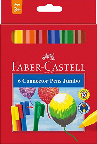 Faber-Castell 155208 – Stylo feutre CONNECTEUR Feutre de coloriage 12 er