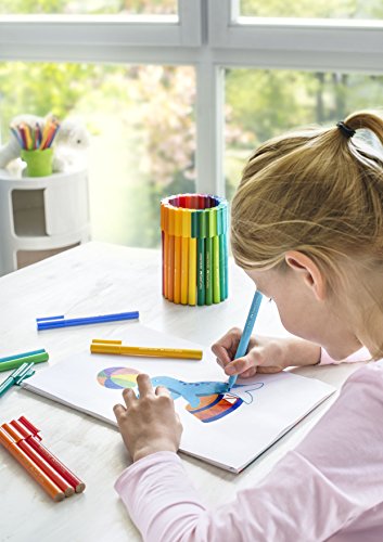 Faber-Castell 155208 – Stylo feutre CONNECTEUR Feutre de coloriage 12 er