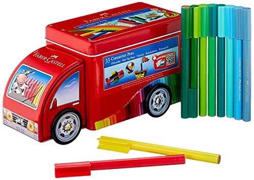 Faber-Castell 155208 – Stylo feutre CONNECTEUR Feutre de coloriage 12 er