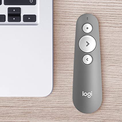 R500 Laser Presentation Remote - MID GREY - 2.4GHZ/BT  - EMEA