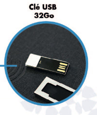 NOTE BOOK AVEC POWER BANK, CLE USB 16 G°
