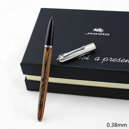 High Quality JINHAO Luxury wood fountain pen ink pen nib 0.38mm caneta tinteiro Office Stylo plume Penna stilografica 51