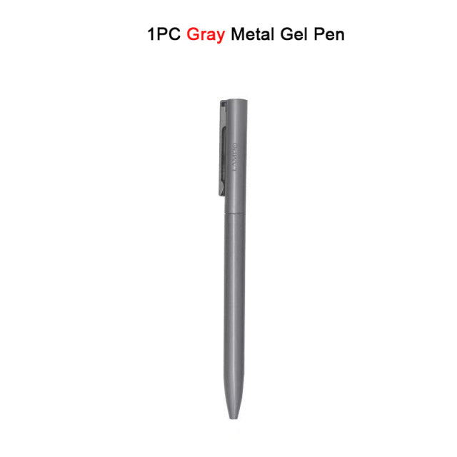 Xiaomi Lampo Metal Gel Pen Rollerball Pens Rotating Ballpoint Caneta ручки Stylo 0.5MM Ink for Office School Stationery Supplies