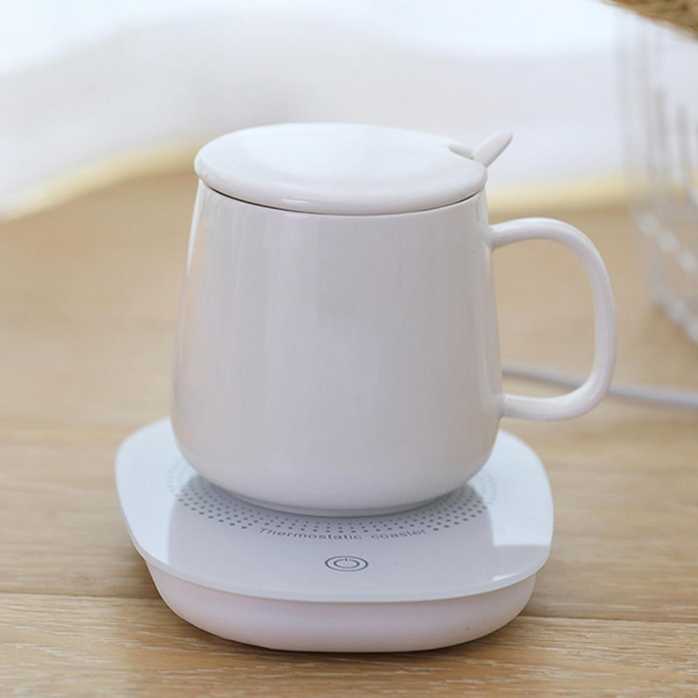 Verre chauffant thermostatique avec capteur de gravité alimenté par USB