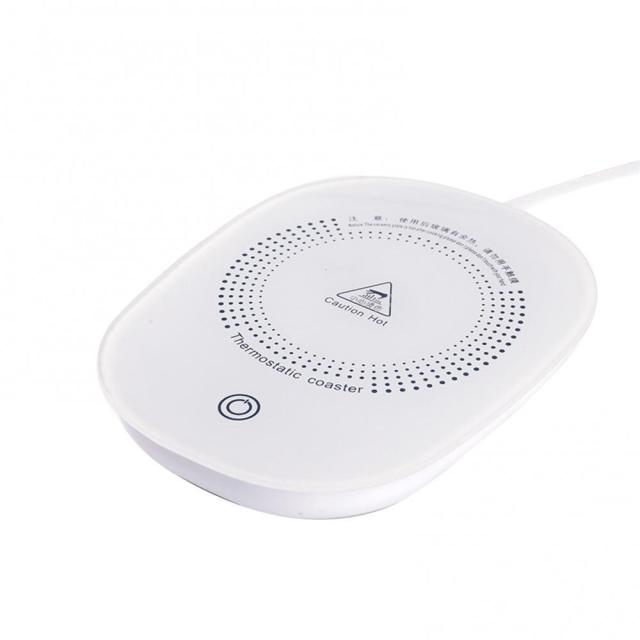 Verre chauffant thermostatique avec capteur de gravité alimenté par USB