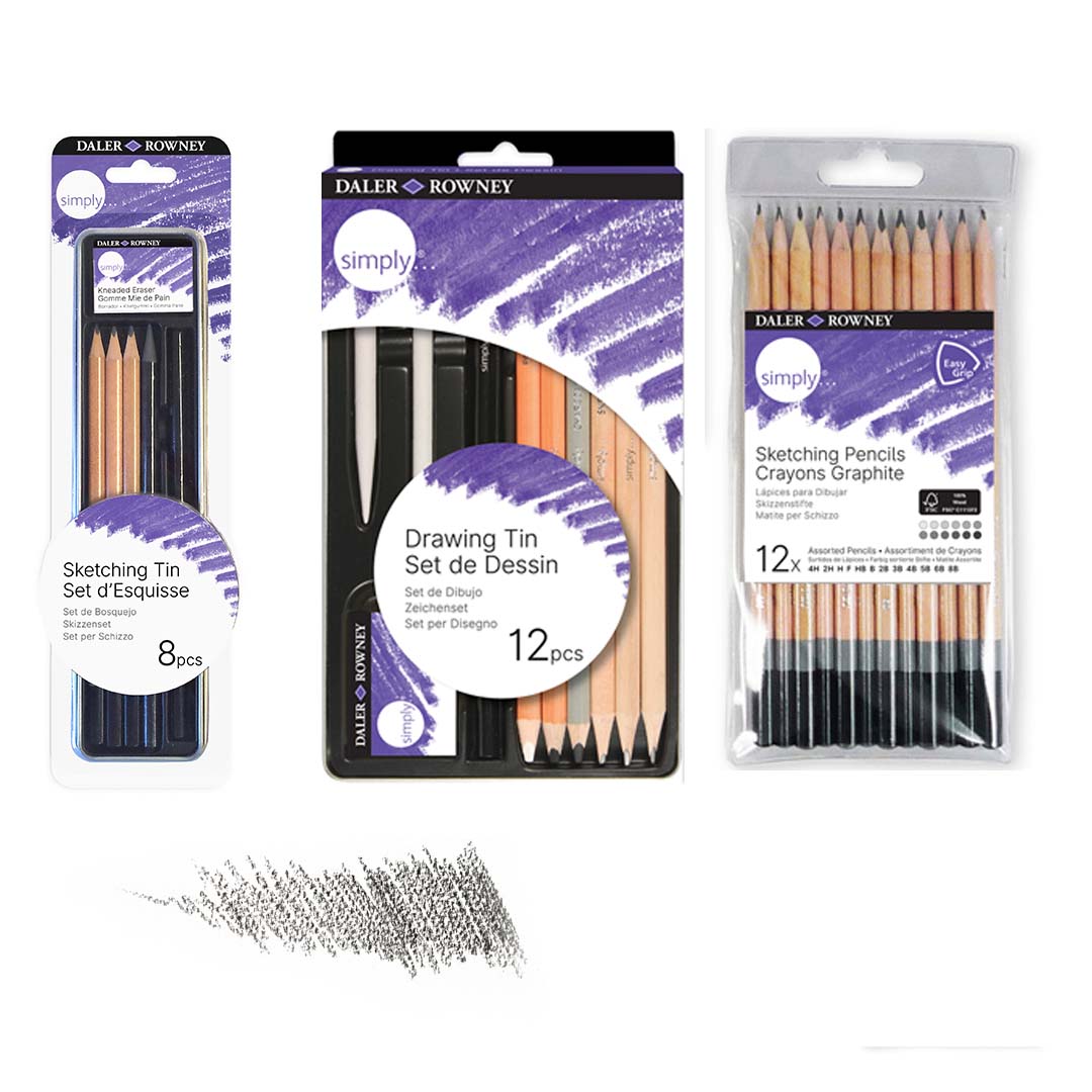 Set de Fusain 8 Pcs