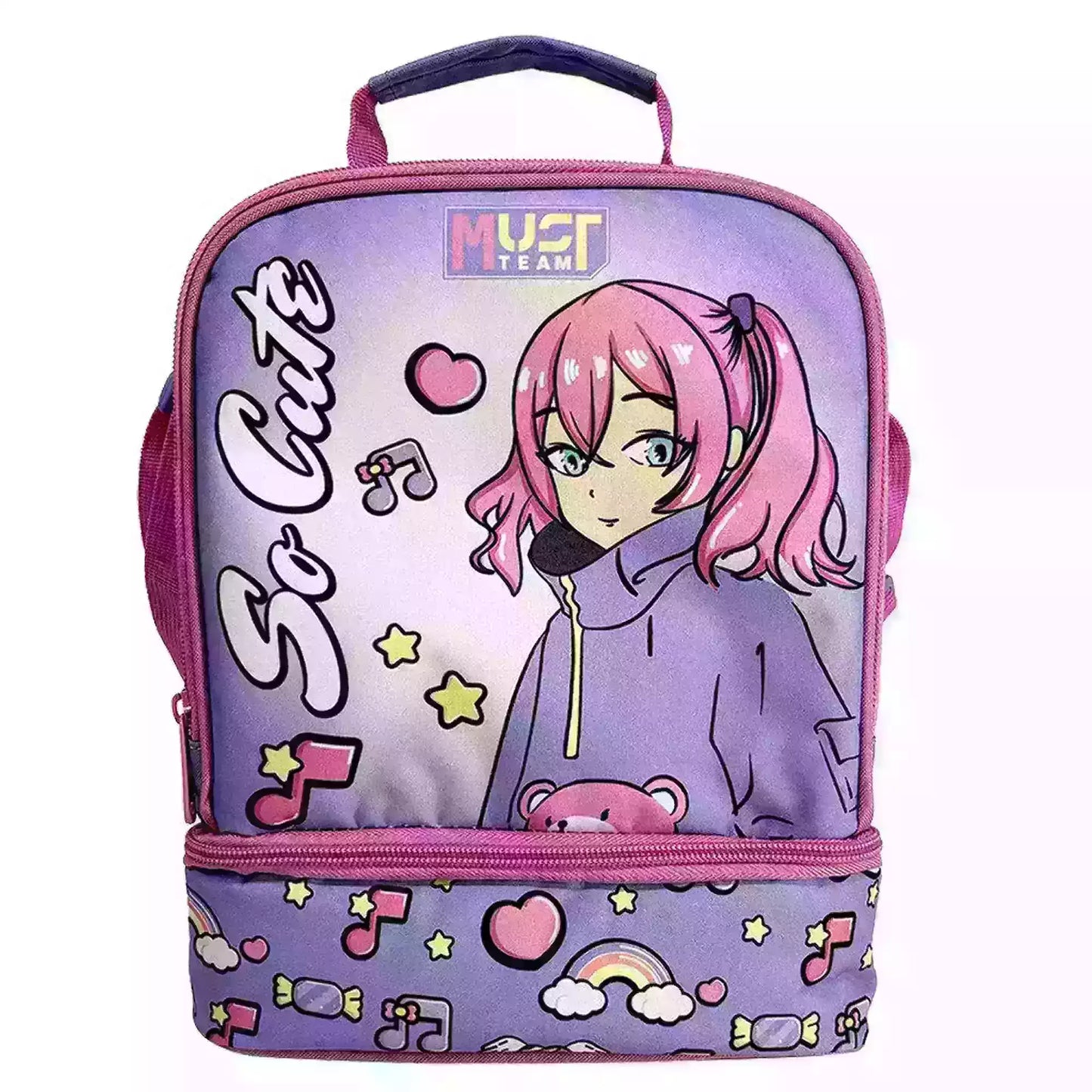 Pack Cartable Trolley scolaire Must Team So Cute avec 3 pièces