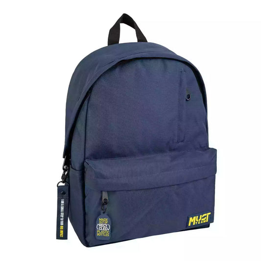 Sac à dos Must Team Monochrome PET Bleu Foncé avec 1 compartiment principal