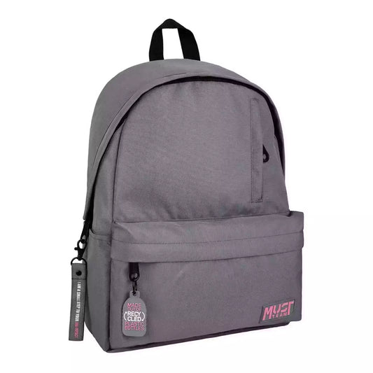 Sac à dos Must Team Monochrome PET Gris avec 1 compartiment principal