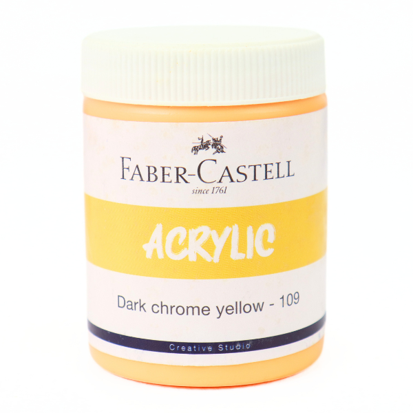 Faber Castell Acrylic - Dark chrome yellow