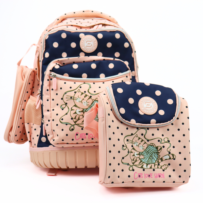 🎒✨ CARTABLE TROLLEY CATS – NOUVELLE COLLECTION (3 PIÈCES) + GOURDE OFFERTE 🎁