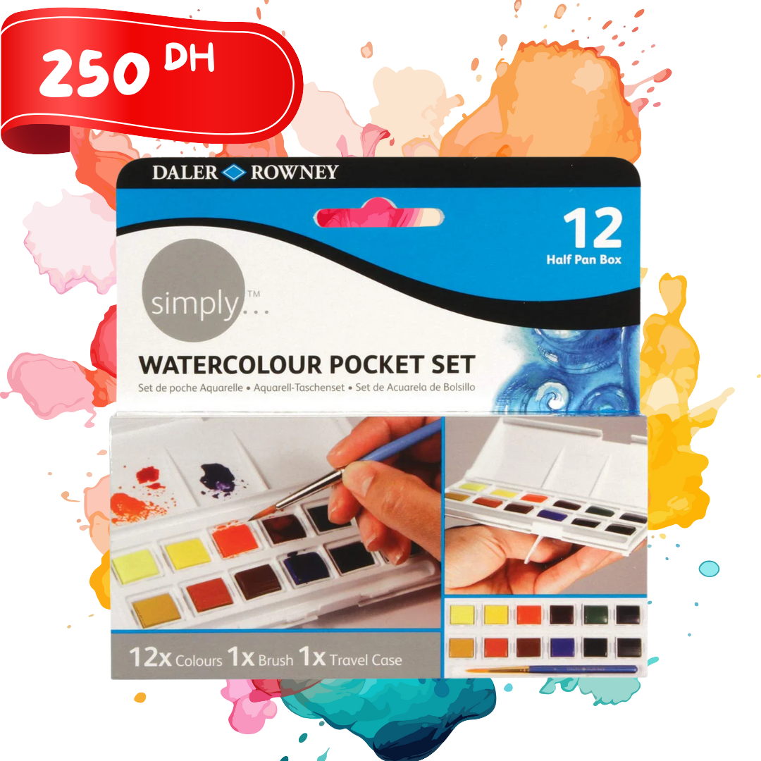 Daler Rowney Simply Watercolour Pocket Set