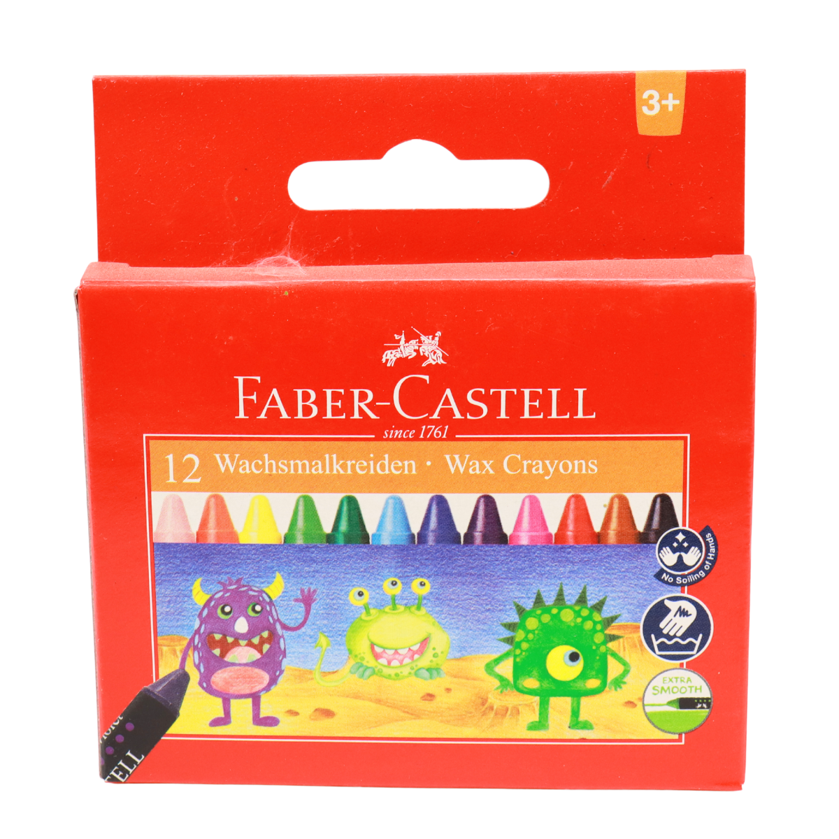 12  WAX CRAYONS A CIRE  PM