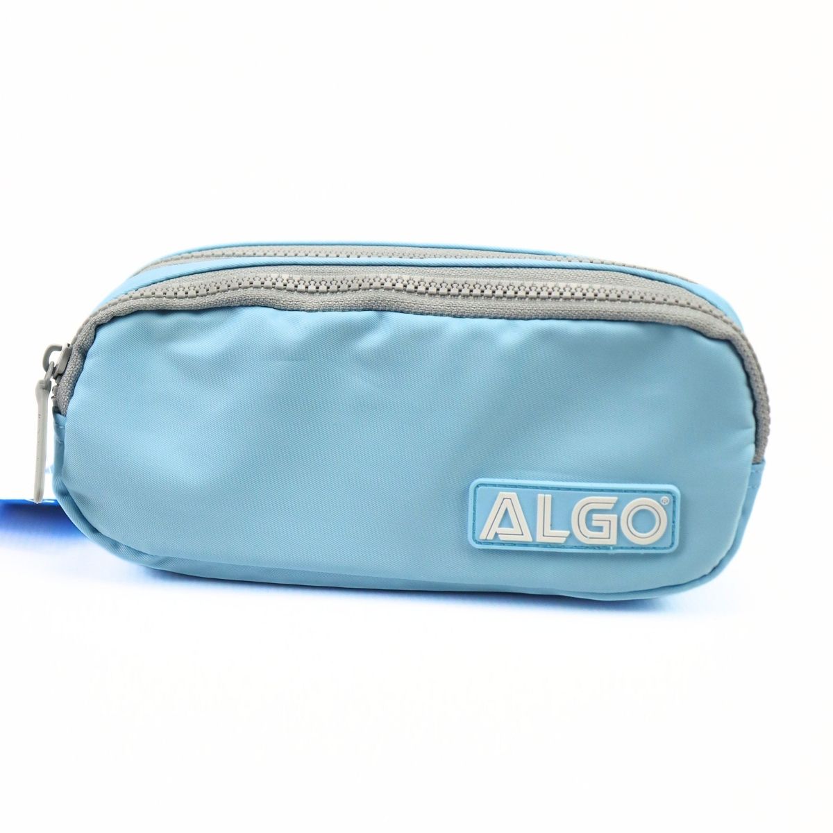 Trousse scolaire 2 poches BLEU CIEL