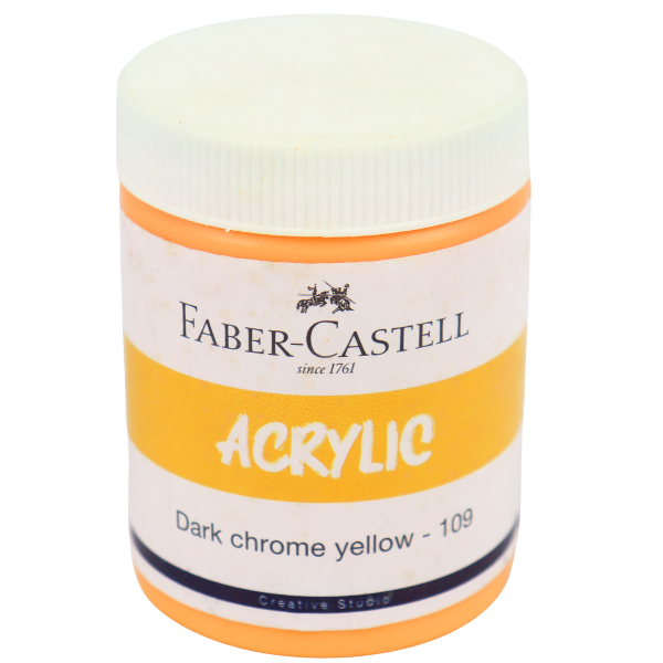 Faber Castell Acrylic - Dark chrome yellow