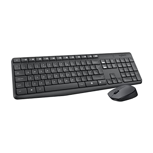 ENSEMBLE CLAVIER ET SOURIS SANS FIL DURABLE MK235 LOGITECH