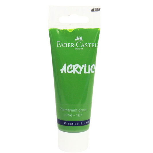 Faber castell Acrylic, Permanent Green olive - 167