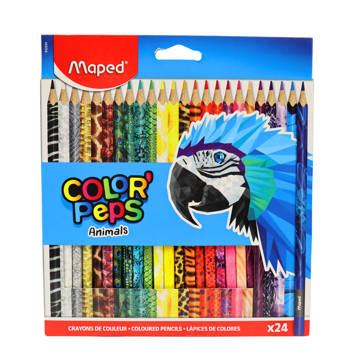 CRAYONS COLOR'PEPS STRONG  24 MAPED