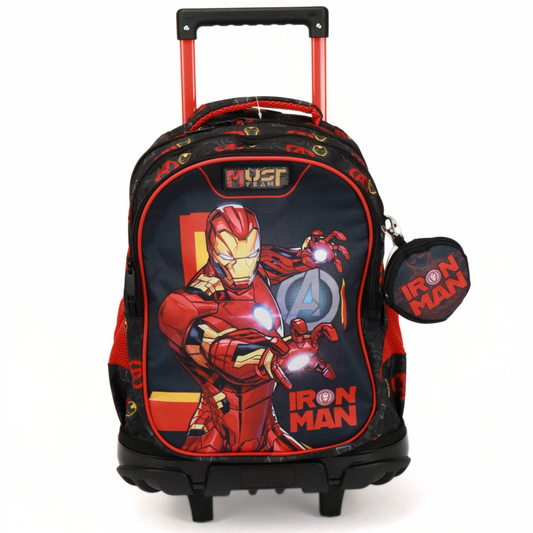 Cartable Trolley Avengers Iron Man Must Team + Sac isotherme