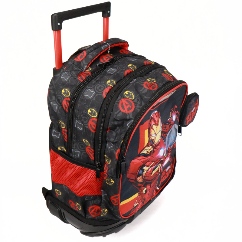 Cartable Trolley Avengers Iron Man Must Team + Sac isotherme